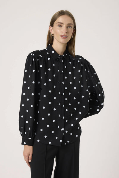 Soaked In Luxury SLIdola Ebba Shirt - Black