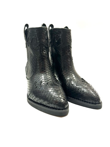Sofie Schnoor Snake Western Boots - Black