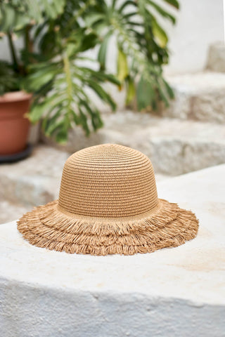 Black Colour BCRamona Straw Hat