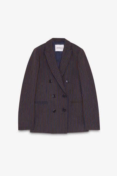 Ottod'Ame Double Breasted Stripe Jacket