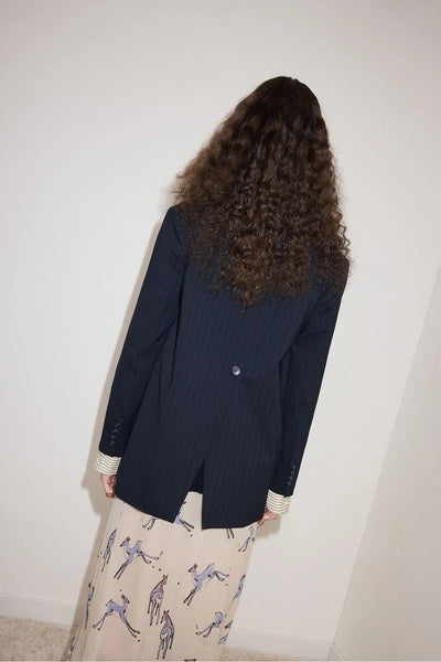Ottod'Ame Double Cuff Jacket - Navy