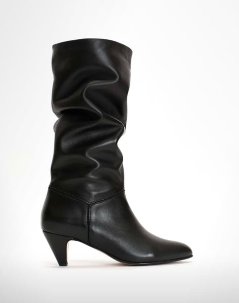 Anonymous Copenhagen Jasmina 50 Stiletto Leather Boots - Black