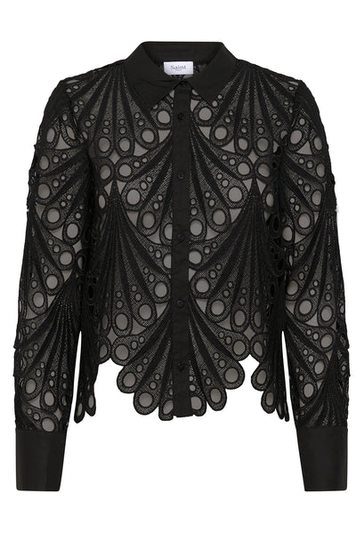 Saint Tropez JiliannaSZ Shirt - Black
