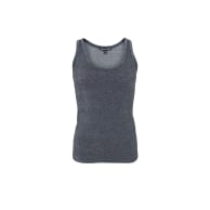 Black Colour Faye Lurex Top - Steel Grey