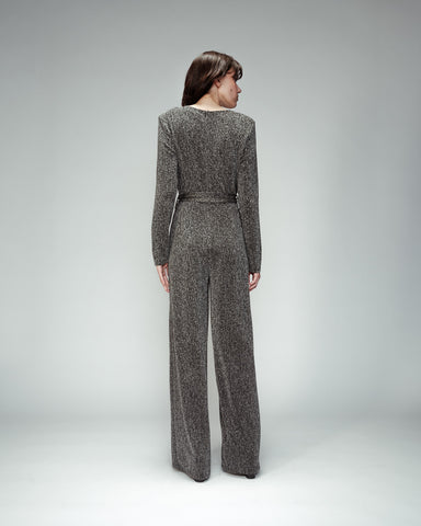 Grace & Mila Olivia Jumpsuit - Argent