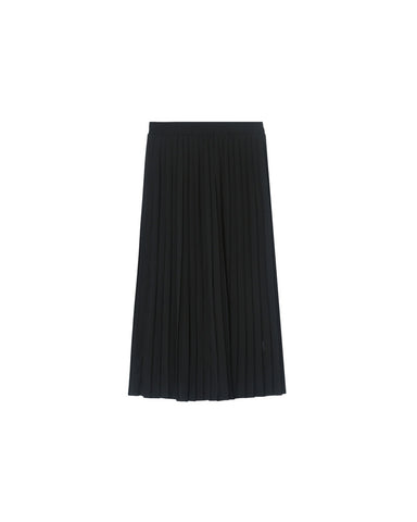 Grace & Mila  Midi Pleated Skirt - Black