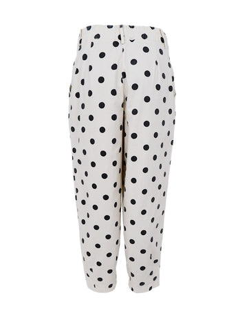 Black Colour BCEllie Barrel Pants - Polka Dot