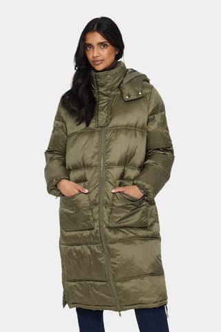 Saint Tropez FrancesSZ Puffer Coat - Khaki