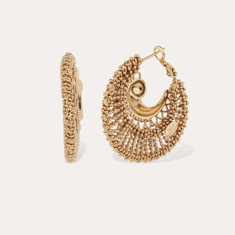 Gas Bijoux Izzia Large Earrings - Gold Plated