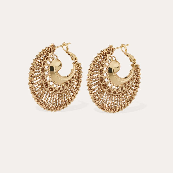 Gas Bijoux Izzia Large Earrings - Gold Plated