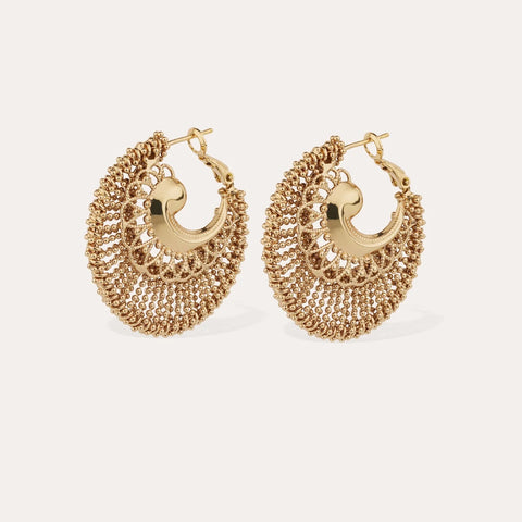 Gas Bijoux Izzia Large Earrings - Gold Plated