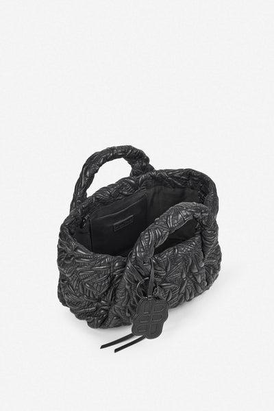 Munthe Lix Quilt Bag - Black Lambs Leather