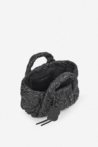Munthe Lix Quilt Bag - Black Lambs Leather