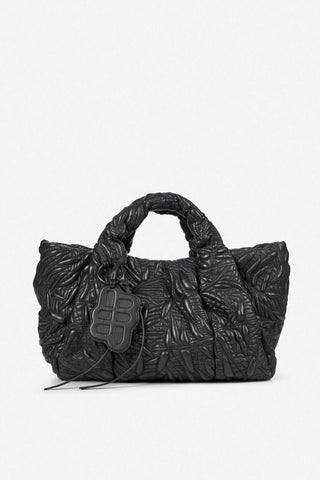 Munthe Lix Quilt Bag - Black Lambs Leather