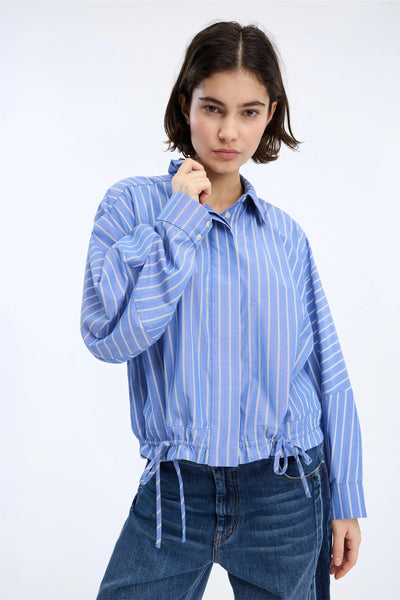 Munthe Loasta Stripe Blouse - Blue