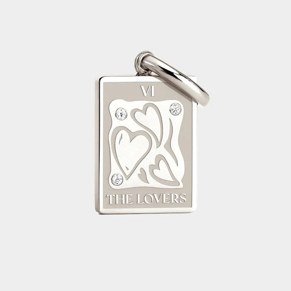COLURi Lovers Tarot Charm - Silver