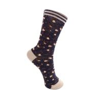 Black Colour BCleo Sock - Navy