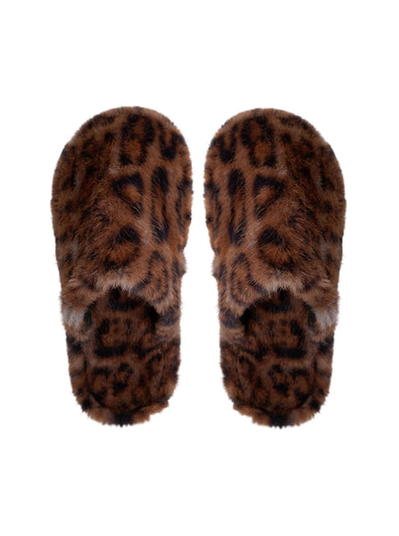 Black Colour BCBLAZE Slippers - Mocca Leo