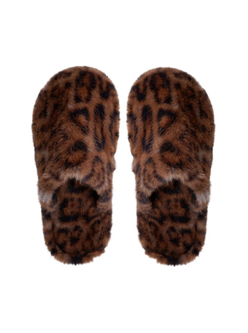 Black Colour BCBLAZE Slippers - Mocca Leo