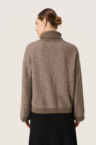 Soaked In Luxury Jessie Pullover - Morel Melange