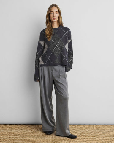 MSCH Copenhagen Hope Check Pullover - Grey