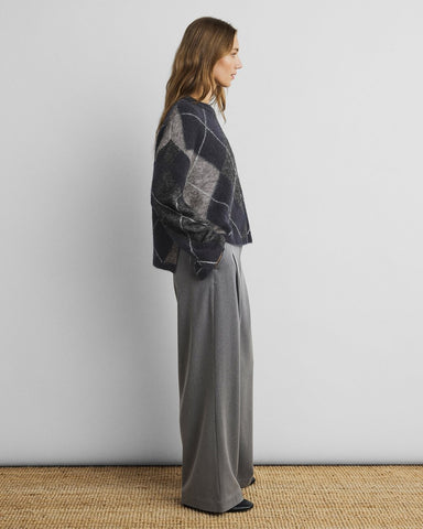 MSCH Copenhagen Hope Check Pullover - Grey
