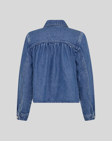 MSCH Ago Rue Denim Shirt - Mid Blue Wash