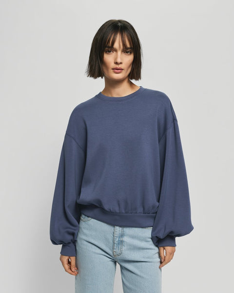 MSCH Brionna Ima Q Sweatshirt - Vintage Indigo