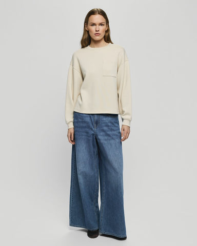 MSCH Copenhagen Illana Ima Q Sweatshirt - Oatmeal