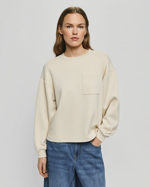 MSCH Copenhagen Illana Ima Q Sweatshirt - Oatmeal