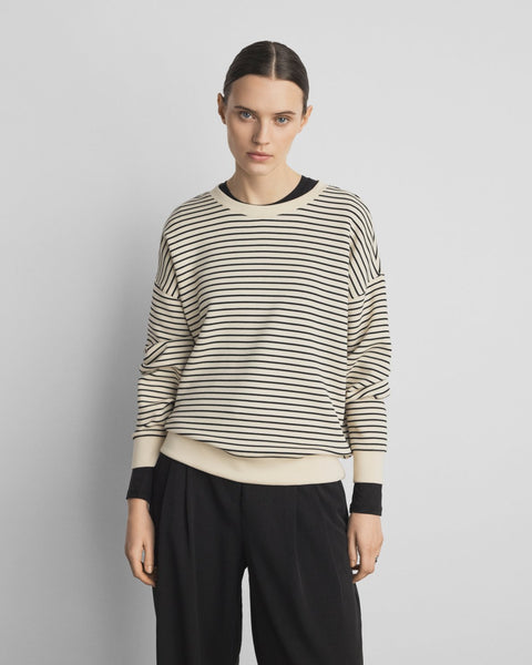 MSCH Copenhagen MSCHIma Q Sweatshirt STP - Oatmeal/Black
