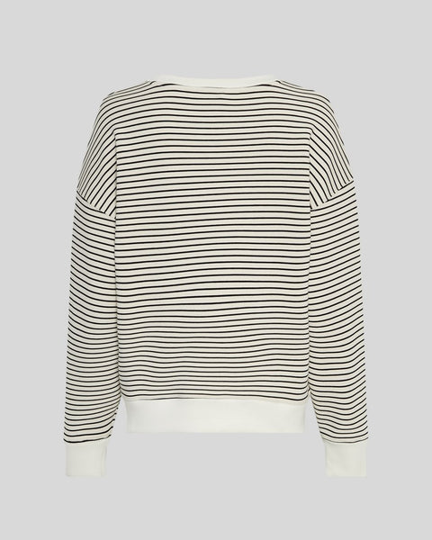 MSCH Copenhagen Lma Q Sweatshirt - Oatmeal / Black