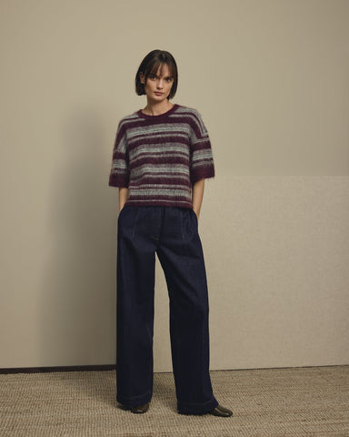 MSCH Copenhagen MSCHSana Lis Pants - Denim Dark Blue Wash