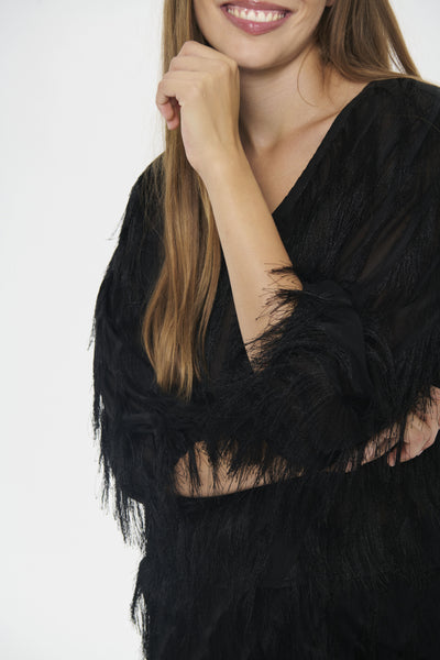 Saint Tropez NancySZ Blouse - Black