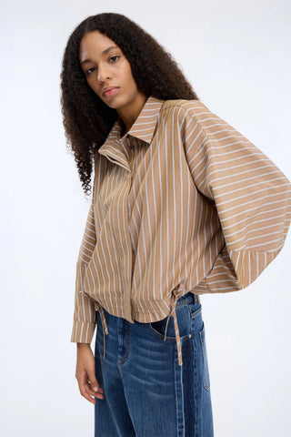 Munthe Loasta Stripe Blouse - Nature
