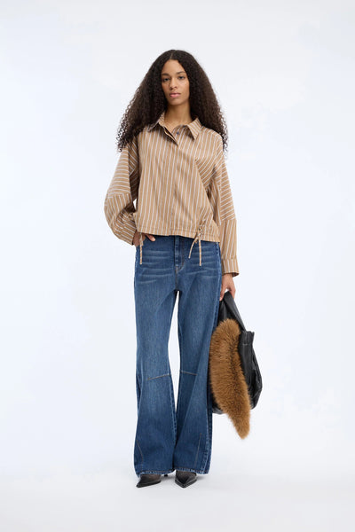 Munthe Loasta Stripe Blouse - Nature