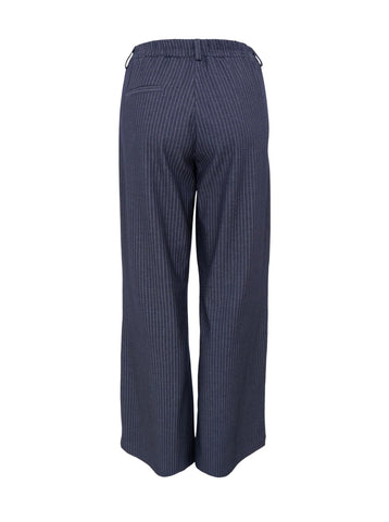 Black Colour BCMoore Stripe Box Pant - Navy
