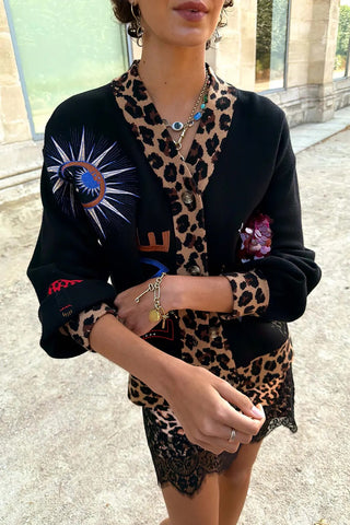 Never Fully Dressed Black Amore Astrid Cardigan