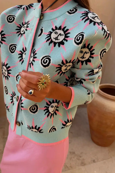 Never Fully Dressed Sun Hollie Cardigan - Blue