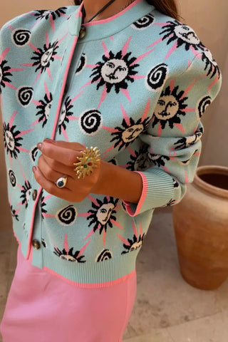 Never Fully Dressed Sun Hollie Cardigan - Blue