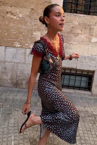 Never Fully Dressed Chocolate Deer Olivia Dress