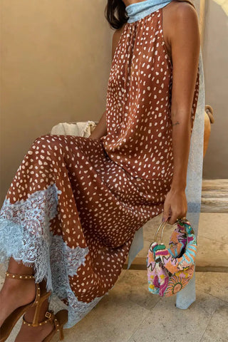 Never Fully Dressed Fawn Print Maeva Skirt - Fawn