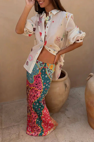 Never Fully Dressed Morocco Charms Marley Shirt - Ecru
