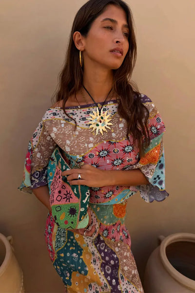 Never Fully Dressed Pastel Morocco Tilly Dress - Pastel