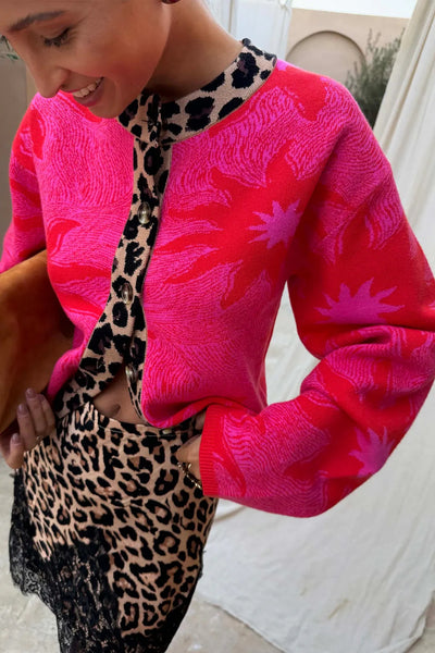 Never Fully Dressed Pink Soleil Cardigan - Pink
