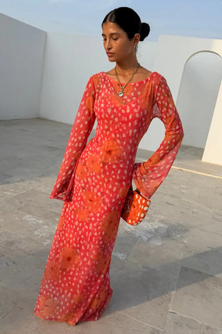 Never Fully Dressed Poppy Aria Dress - Coral