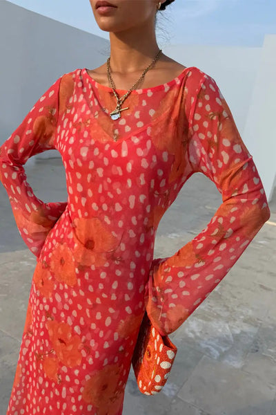 Never Fully Dressed Poppy Aria Dress - Coral