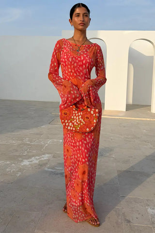 Never Fully Dressed Poppy Aria Dress - Coral