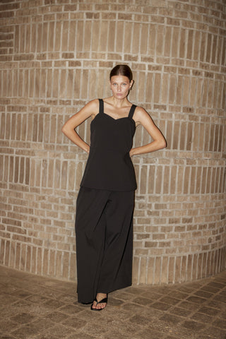 Soaked In Luxury SLNoelle Top - Black