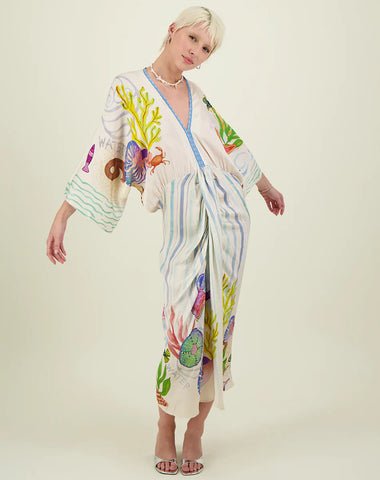 Me369 Sophia Kimono Dress - Magic Ocean